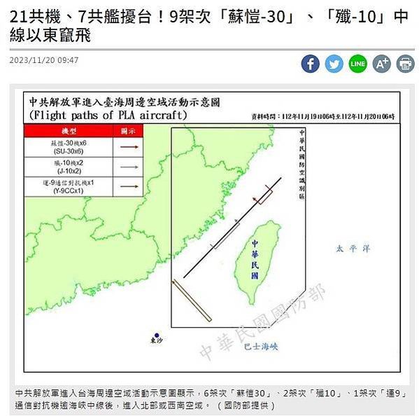 中國新增M503航線/中共軍機繞台-武力威嚇/中國長期霸凌台