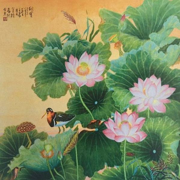 姜金玲膠彩畫展/畫家常玉