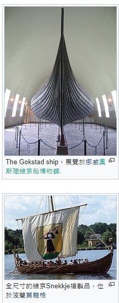 維京戰船統稱維京龍頭戰艦。 早在8世紀末之前,船就成為維京精