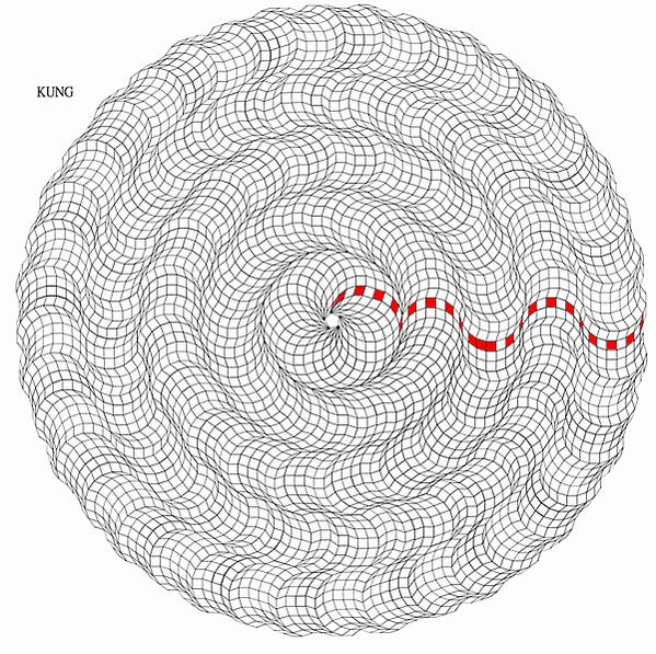 Aperiodic Cell of infinite siz