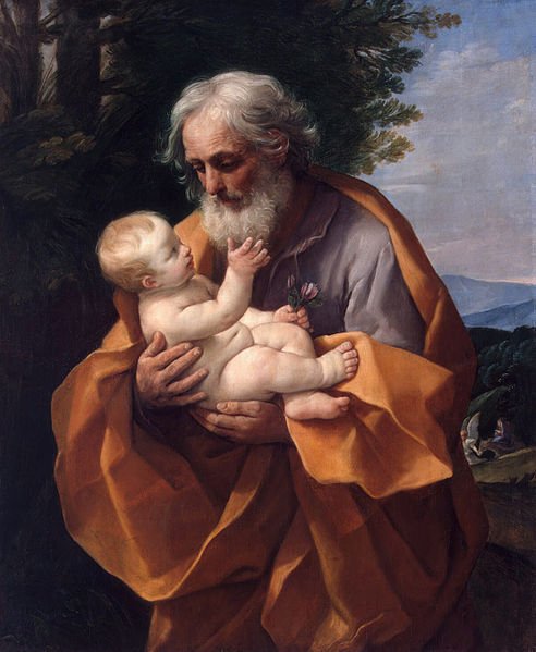 492px-Saint_Joseph_with_the_Infant_Jesus_by_Guido_Reni,_c_1635