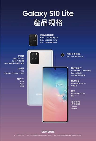 【新聞照片1】Galaxy S10 Lite，專為完美照片和流暢錄影所設計的終極專業級相機