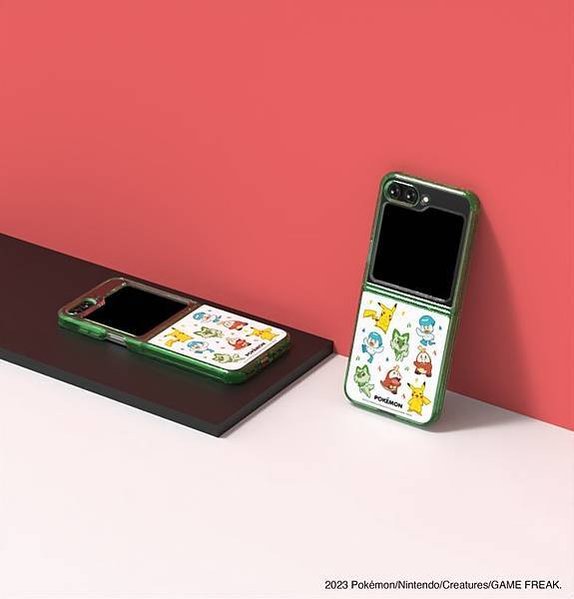 【新聞照片1】Galaxy Z Flip5 Eco-Friends Pokémon聯名保護殼（綠）