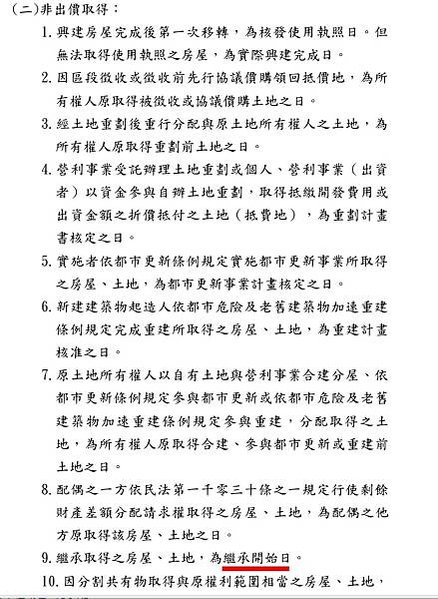 何謂房地合一的繼承開始日？