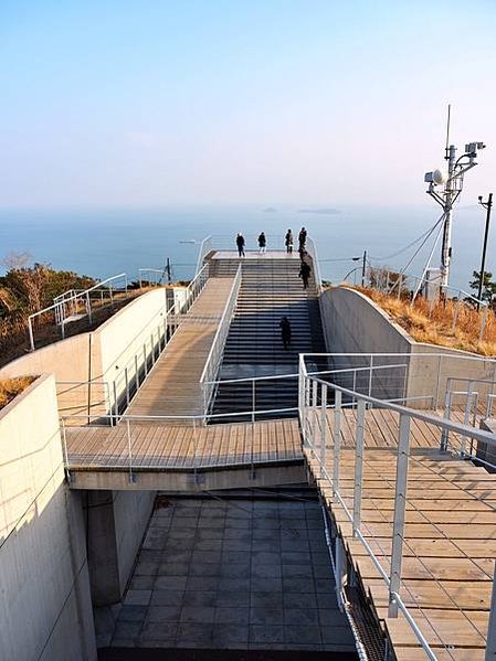 【愛媛縣｜大島】隈研吾*龜老山展望台，眺望島波海道絕景