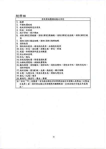 11_附件4_涉及其他醫療效能之詞句