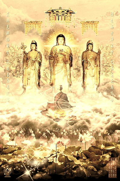 虛空遍處有心蓮，不在地上或雲天--川流先生(繪圖者:Chad