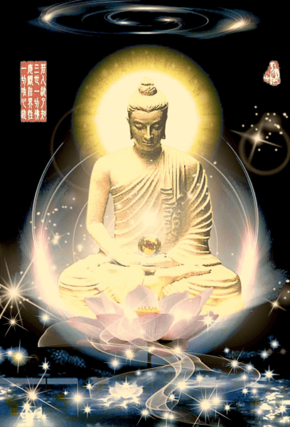 蓮開香飄散大千，真人持珠寶光現--川流先生(繪圖者:Chad