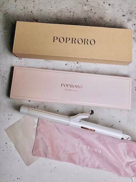 美髮開箱||輕鬆打造捲髮髮型-POPRORO 負離子魔法電捲