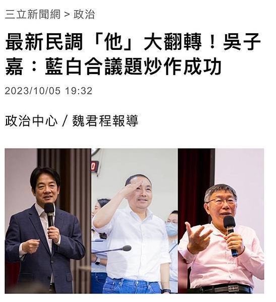 六爻預測：2024大選，藍白合成局？/作者：風澤明月(舊名：