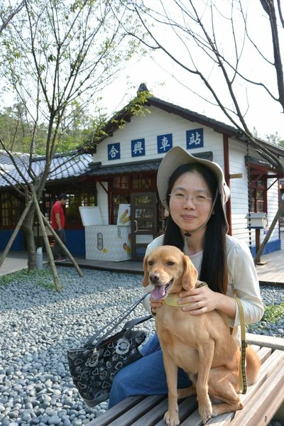 狗狗出遊〉新竹內灣．寵物推車上火車．合興車站．內灣老街