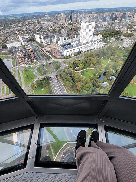 【荷蘭鹿特丹景點】歐洲之桅 Euromast ~ 登到 18