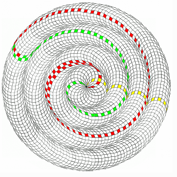 Aperiodic Cell of infinite siz