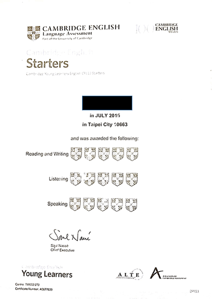 劍橋兒童英檢 starter 兒童英語 兒童美語 兒童英語補習班 群筑英日語