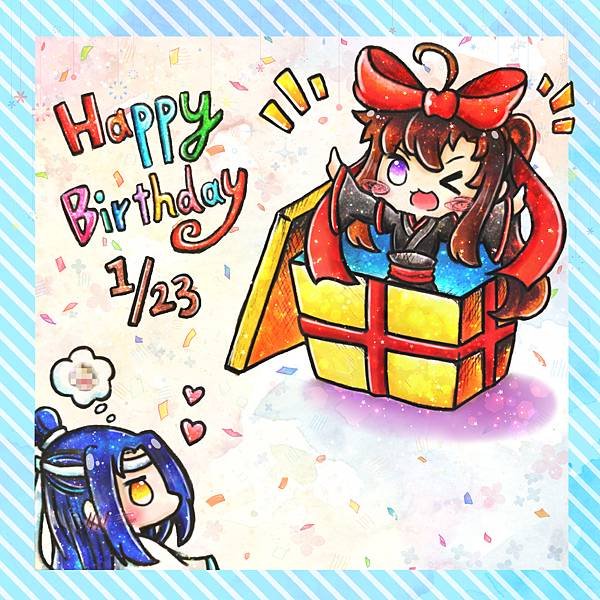 2021藍湛生日賀圖0123