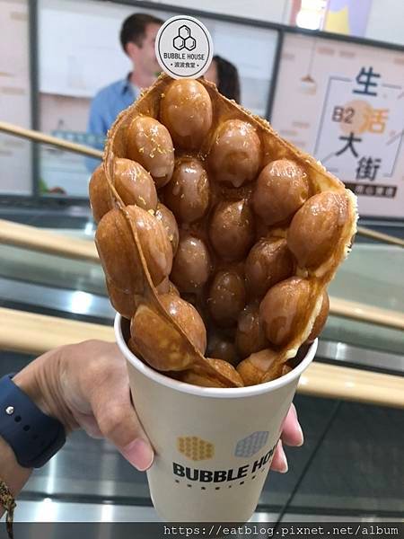 中和環球百貨必吃｜雞蛋仔Egg waffle