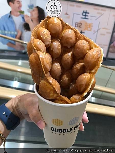 中和環球百貨必吃｜雞蛋仔Egg waffle
