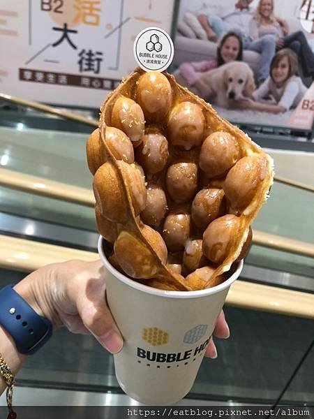 中和環球百貨必吃｜雞蛋仔Egg waffle