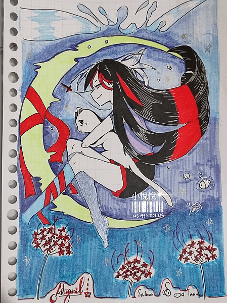塗鴨畫廊 0014 (她自己的動漫人設)