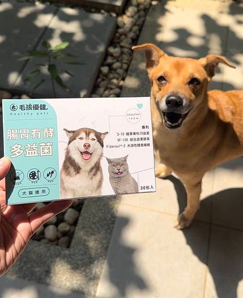 毛孩優健 腸胃有酵多益菌｜一盒５效含量加滿｜消化吸收滿分、開