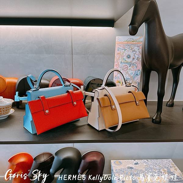 可以從馬賽克娃娃畢業了2色HERMES Kelly Dole