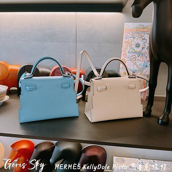 可以從馬賽克娃娃畢業了2色HERMES Kelly Dole