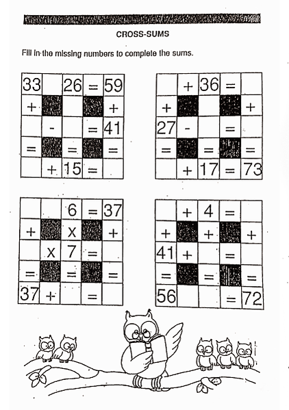 好玩的紙本數學遊戲（７-8歲）