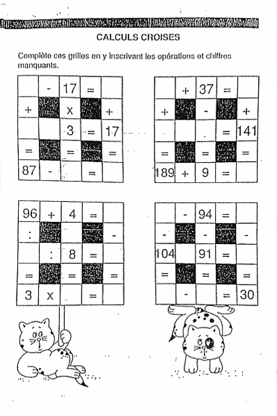 好玩的紙本數學遊戲（8-9歲）