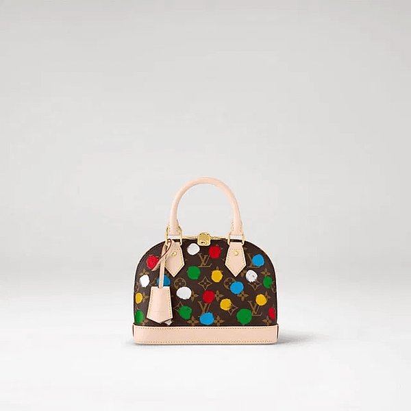 Louis-Vuitton-x-Yayoi-Kusama-Alma-BB-in-Monogram-canvas-with-Painted-Dots-print-768x768