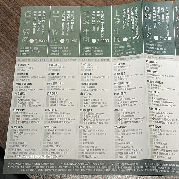 [台中西屯]茶六燒肉堂新朝富店:雙人套餐不到一千元、高CP值