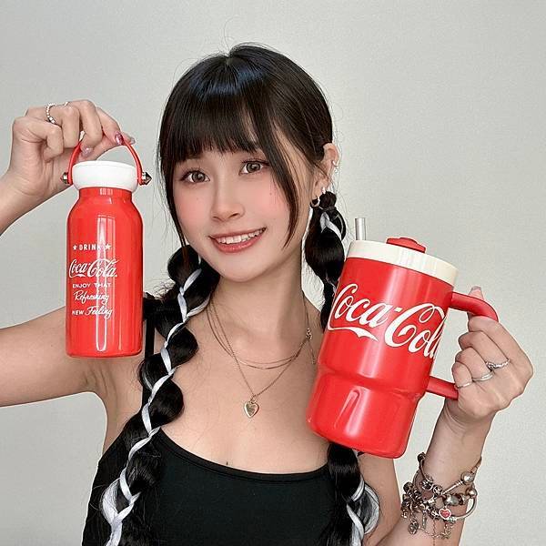 NONOO 可口可樂大容量吸管杯隨身瓶！