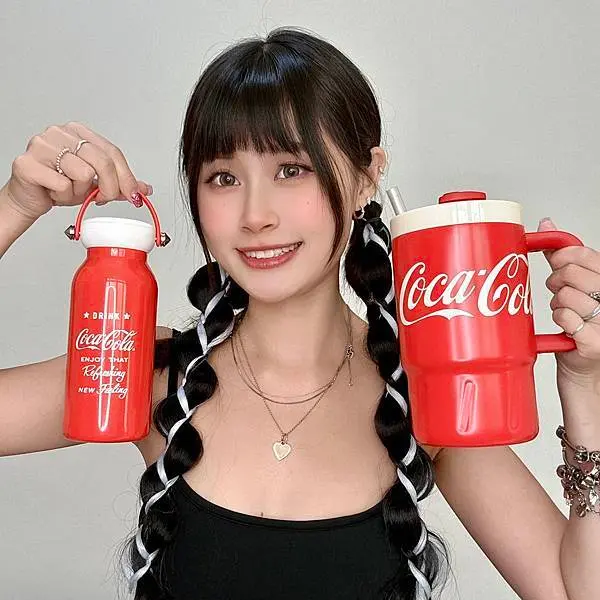 NONOO 可口可樂大容量吸管杯隨身瓶！