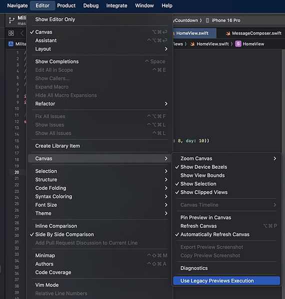 [SwiftUI] Xcode 16 preview失敗解法