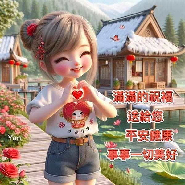 Good Morning 早安。淨心，滿滿的祝福  送給您.