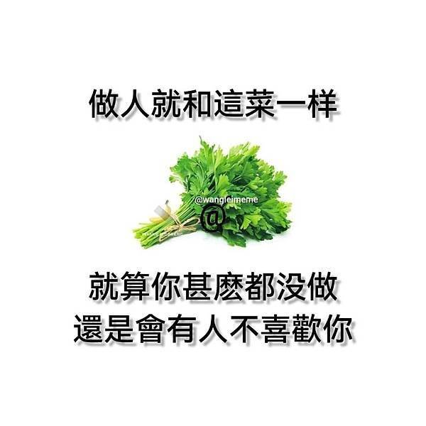 做人就和這菜一樣...