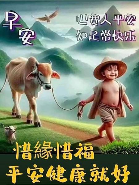 早安  幸福就是...，早安  心安人平安  知足...，早