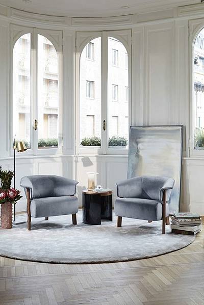 cassina black wing chair armchair_4