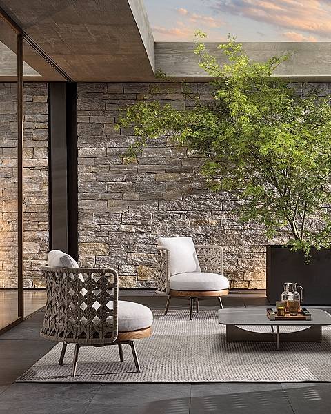 minotti Torii armchair_2