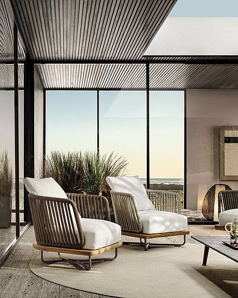 minotti Sunray armchair_1