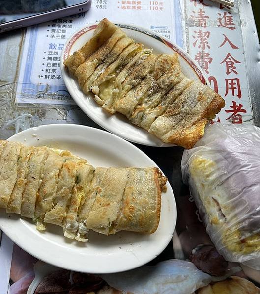 一心市場必吃的「一心蛋餅」