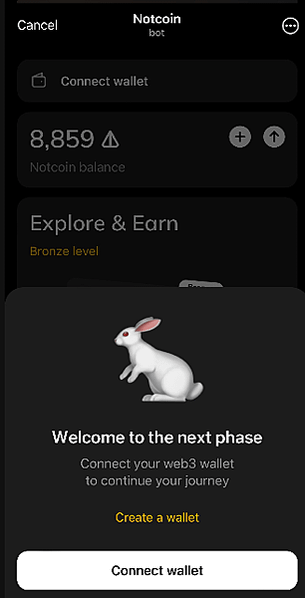 notcoin telegram遊戲提現兌換成現金流程圖解 