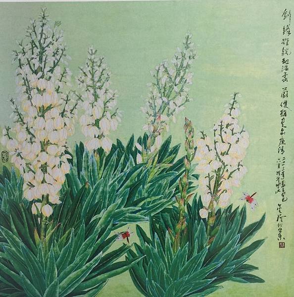 姜金玲膠彩畫展/畫家常玉