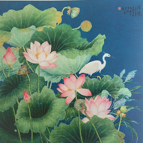 姜金玲膠彩畫展/畫家常玉