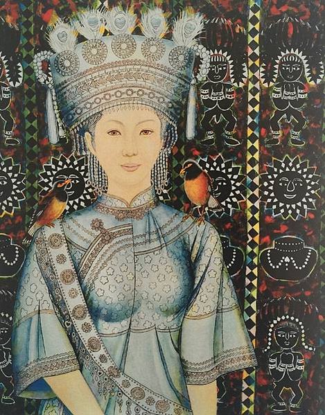 姜金玲膠彩畫展/畫家常玉