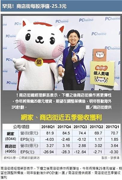 pchome網家董事長詹宏志-商店街將申請股票下櫃/商店街去