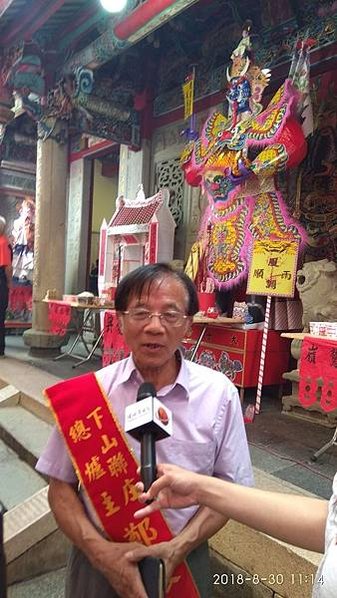2018年新竹縣義民文化祭/1934年義民廟前有石馬及石燈籠