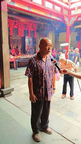 2018年新竹縣義民文化祭/1934年義民廟前有石馬及石燈籠