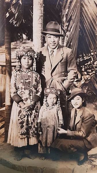 1930年陳澄波收藏的原住民女性(衣料上的紋路疑似太魯閣族在