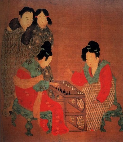 Zhou_Fang._Court_Ladies_Playing_Double-sixes.Detail.002