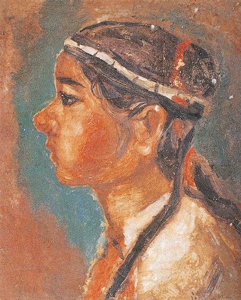 1935 出草+鹽月桃甫  蕃人舞踏圖/19 世紀末清朝官員